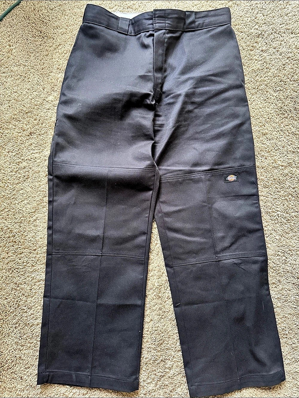 Dickies Loose Fit Double Knee Work Pants Black